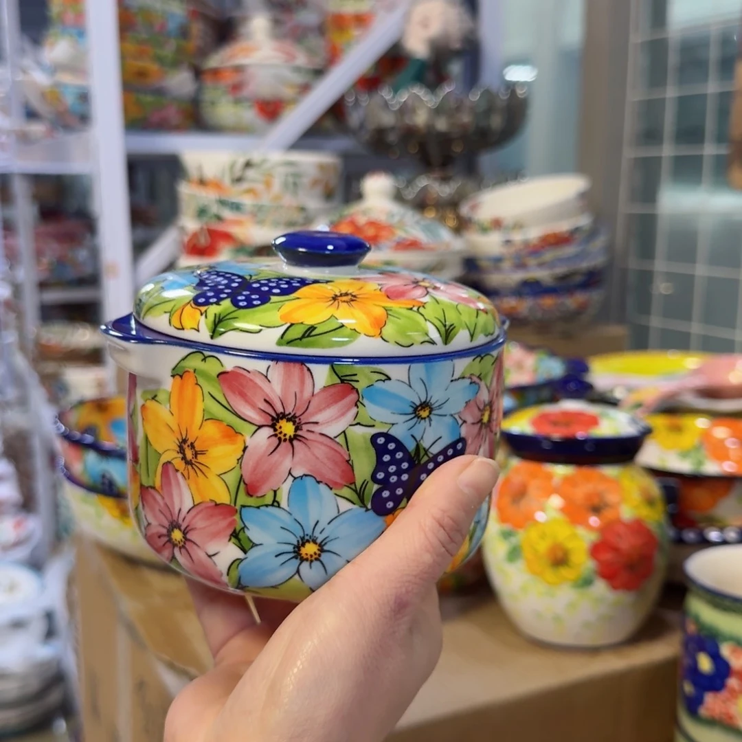 瓷片700毫升炖盅一只