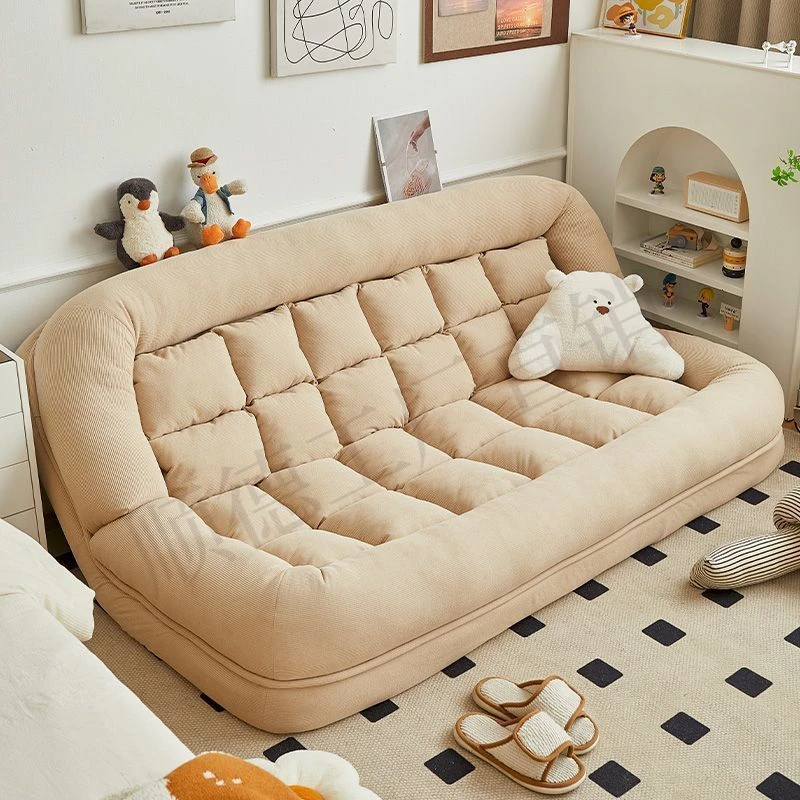 人类狗窝懒人沙发榻榻米双人折叠沙发床可坐可躺出租屋卧室沙发床