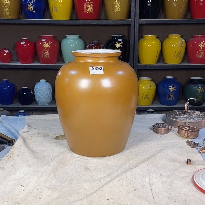 392酒坛20斤装金属盖一个波*