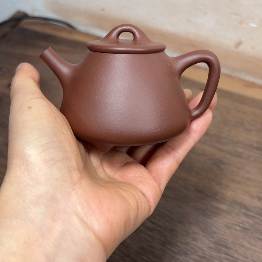 金***马紫泥茶壶中槽清高瓢110cc