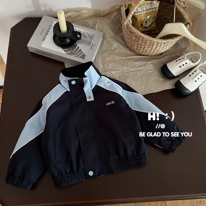 【现货】郝叔童品秋季限定潮流男童2025时尚洋气网红休闲外套HN5311