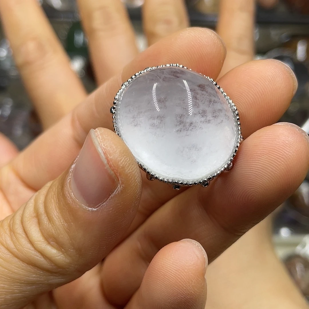 【闪购商品】水晶珠宝半成品银S925镶嵌椰*魔盒