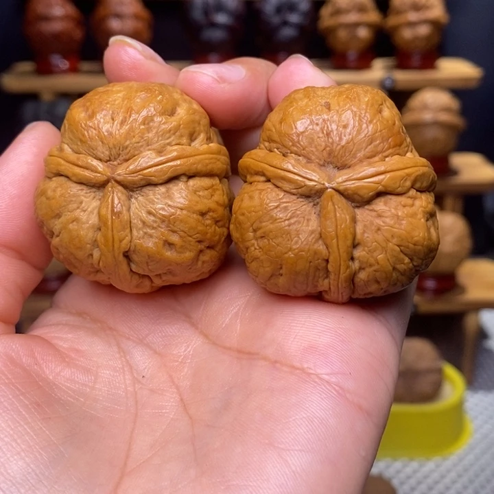 凯***乐文玩核桃把件炸三96
