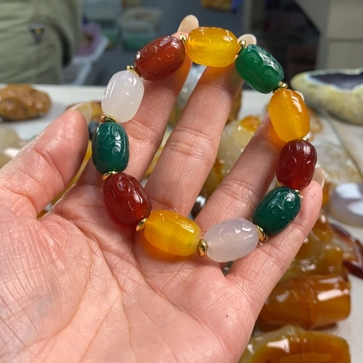 玛瑙/玉髓吊坠(不含链)未镶嵌