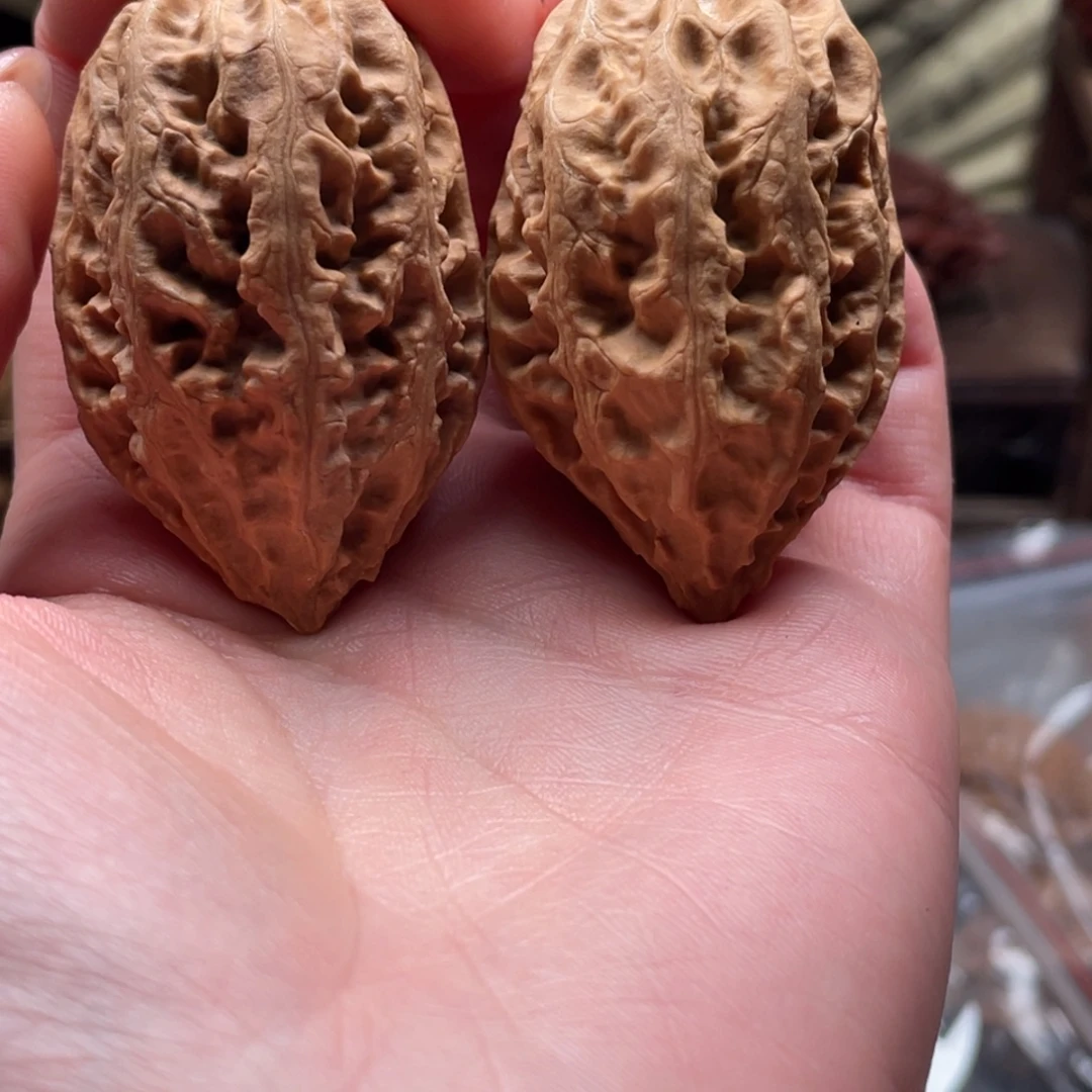 文玩核桃把件楸刀鱼5