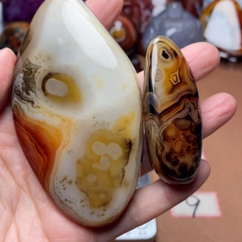 未镶嵌玛瑙/玉髓珠宝奇石毛*