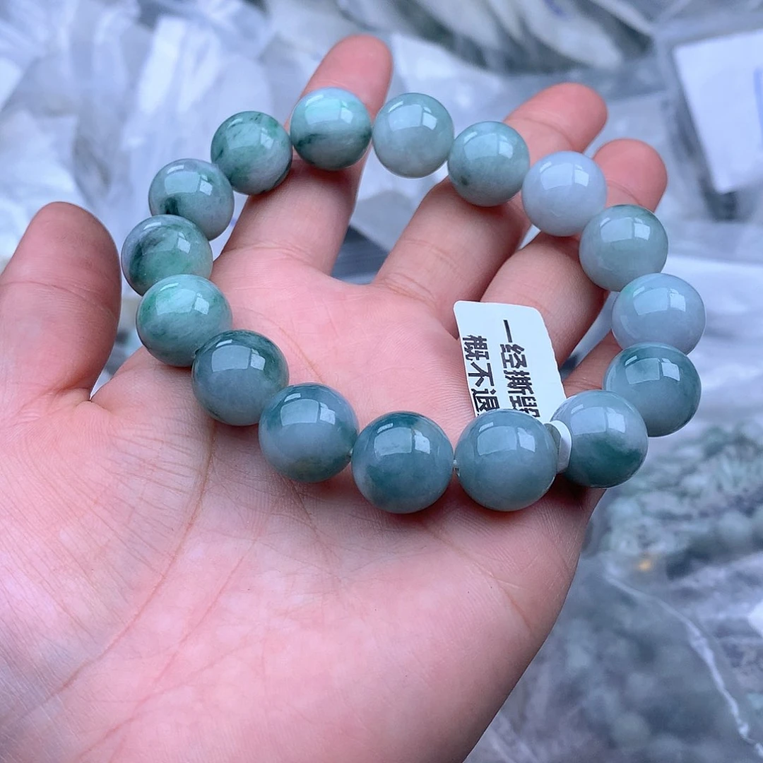 未镶嵌手串定制翡翠