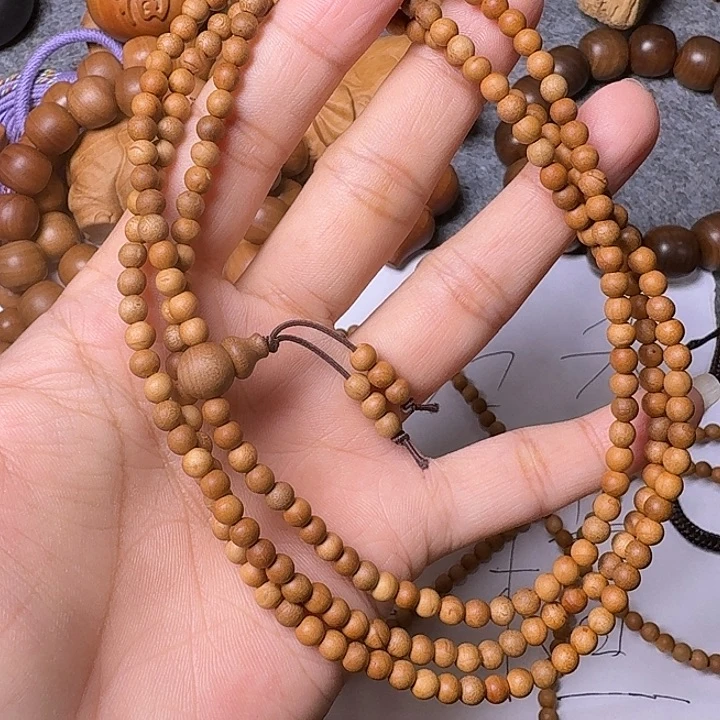 檀香木手串/手链老山檀香老料0.4/216