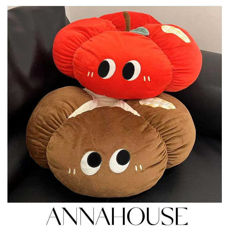 ANNAHOUSE卡通果蔬加厚懒人蒲团坐垫沙发客厅地上地毯榻