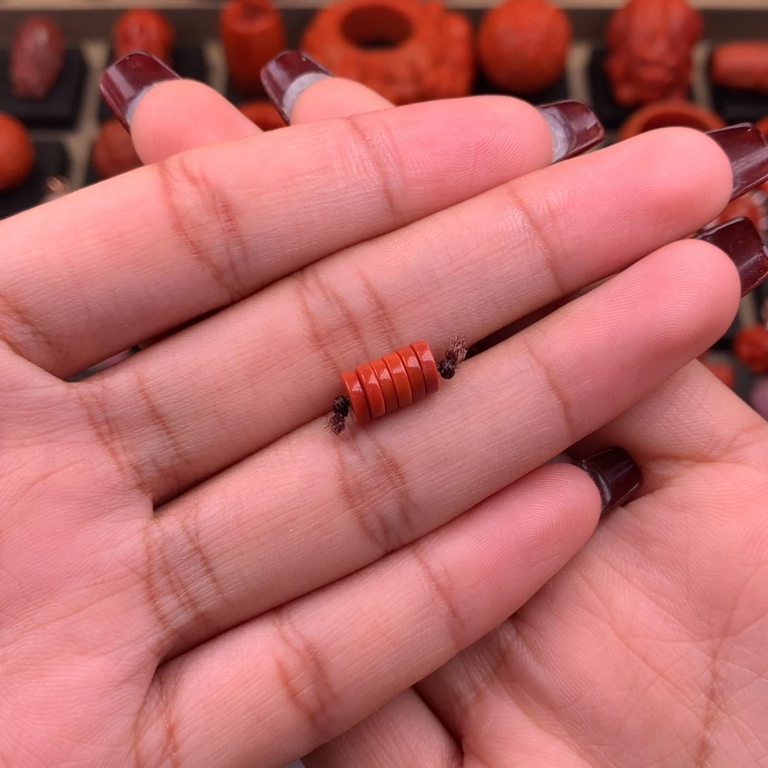 南红玛瑙未镶嵌精工直切隔片6