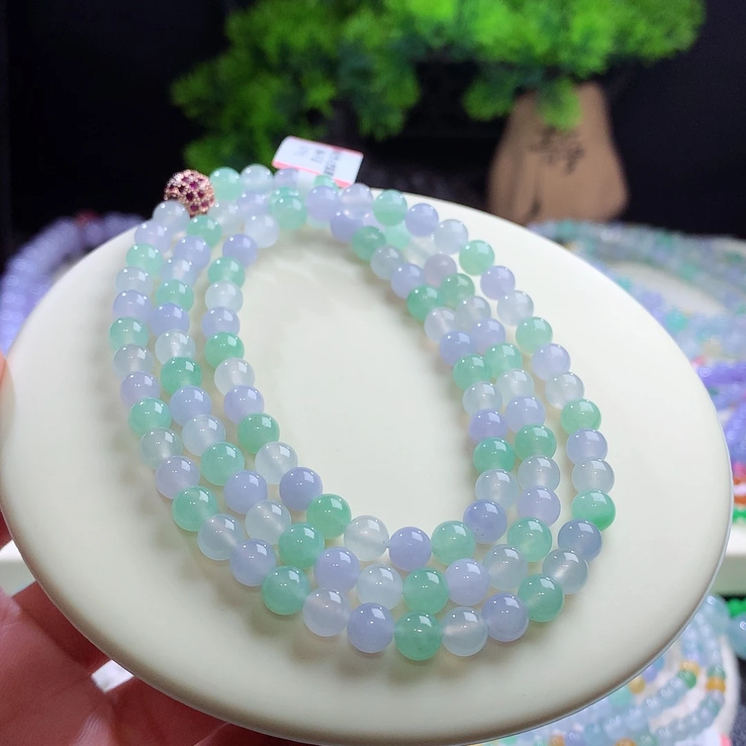 项链未镶嵌翡翠卡6mm