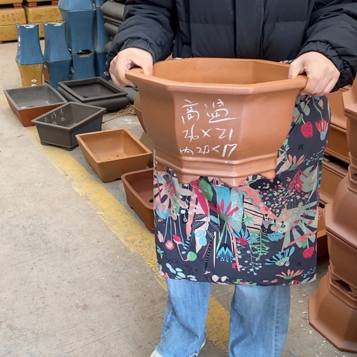 紫砂花盆只顾自己不敢