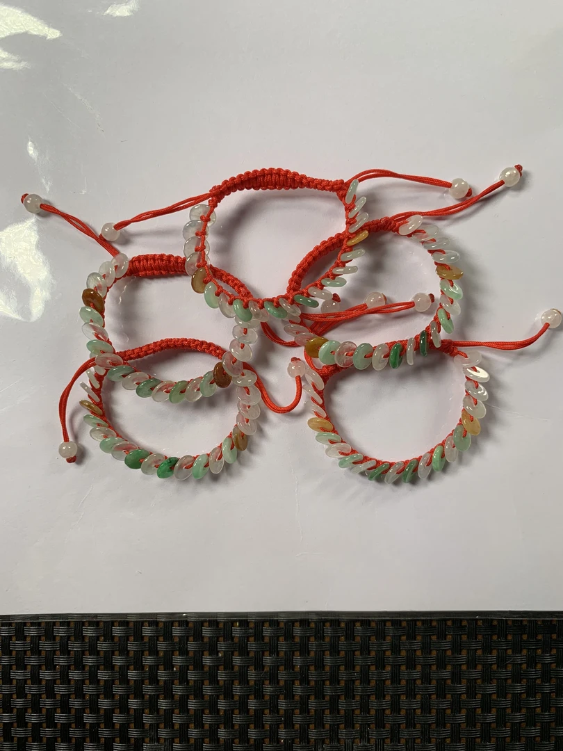 翡翠A货宝宝手绳多样性发货，发一件349