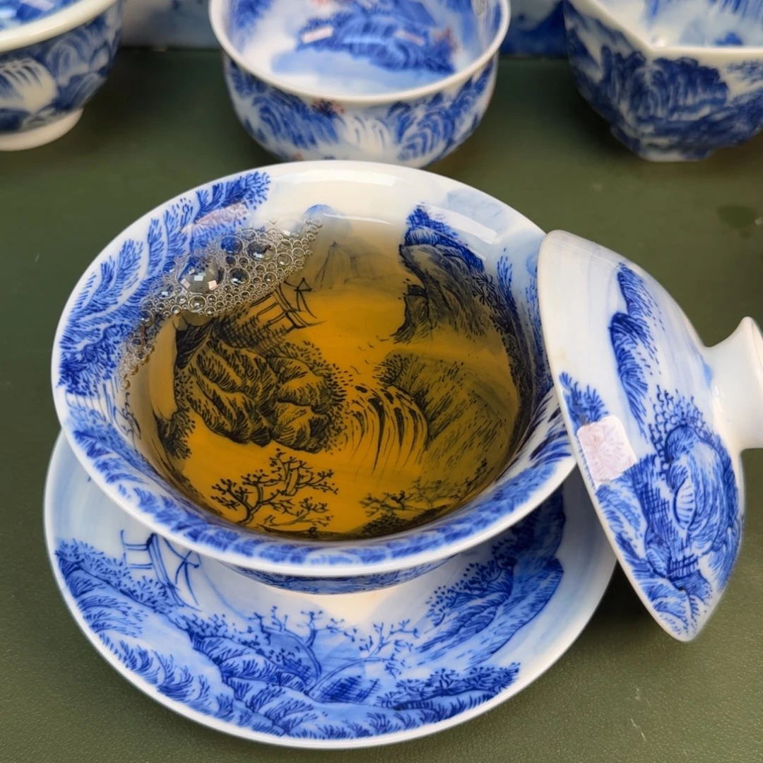 景德镇纯手绘茶具圆圆233