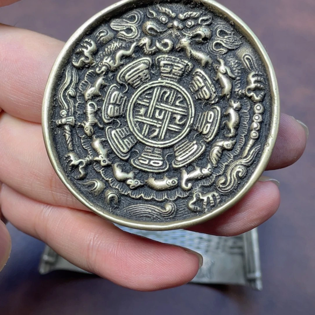 天铁九宫八卦牌子一个微瑕建议勿拍