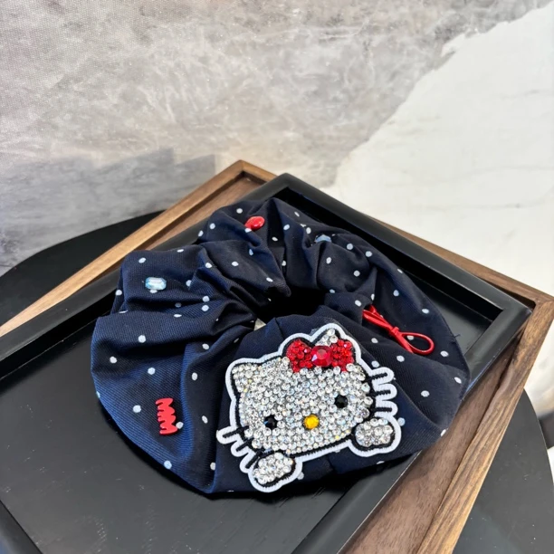 蝴蝶结波点kt发圈FQ375