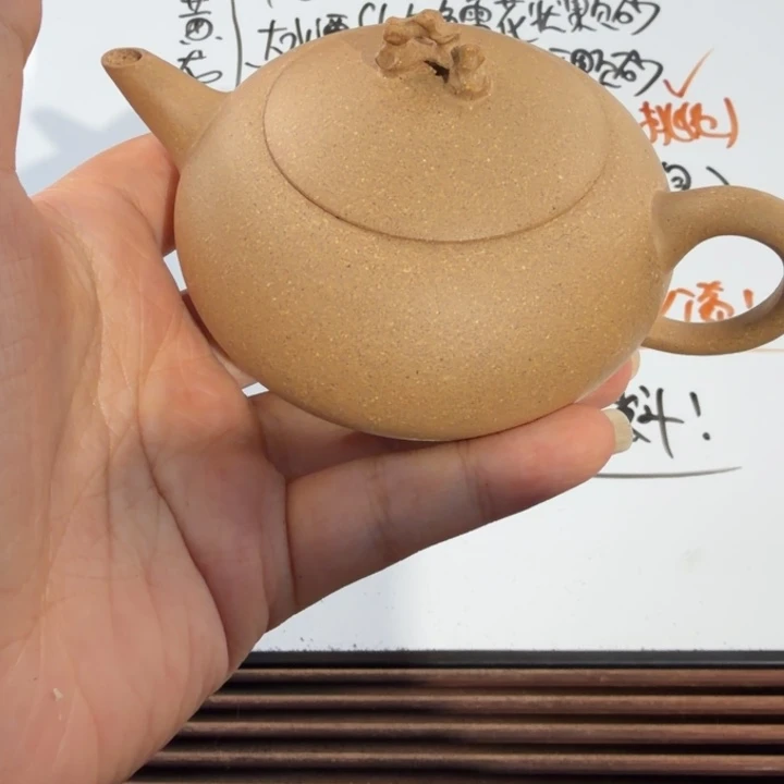 紫砂茶壶宜兴原矿墨绿泥160