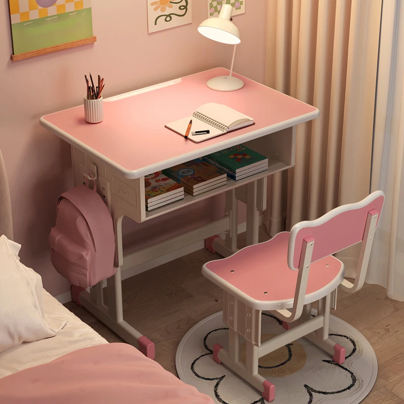 可升降培训班学校辅导班课桌椅双人中小学生椅单人学习桌椅套装