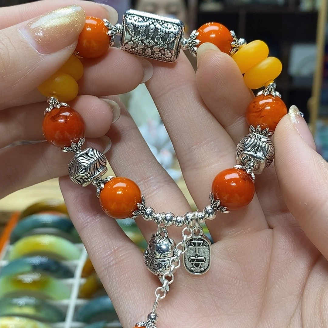 蛇纹石玉手镯未镶嵌一***六