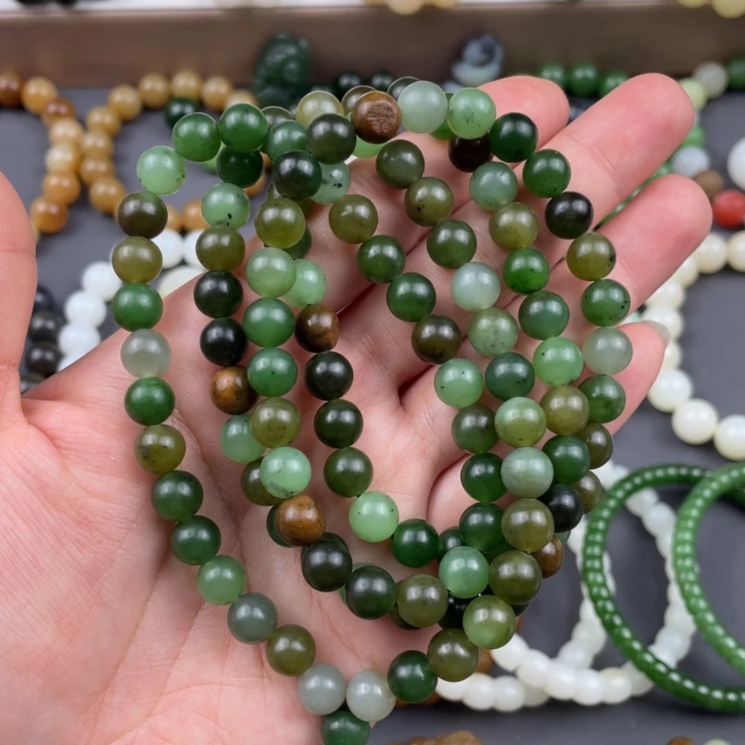 和田玉手串未镶嵌