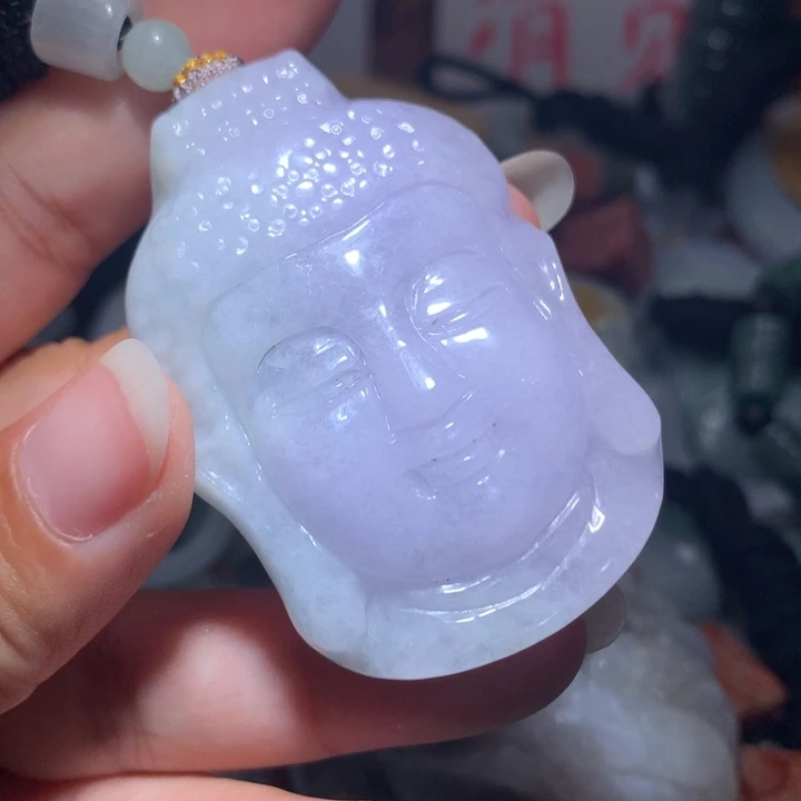 翡翠未镶嵌颈饰保真天然A货翡翠