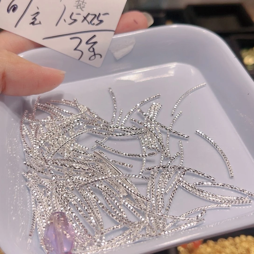 水晶珠宝半成品银S925镶嵌70