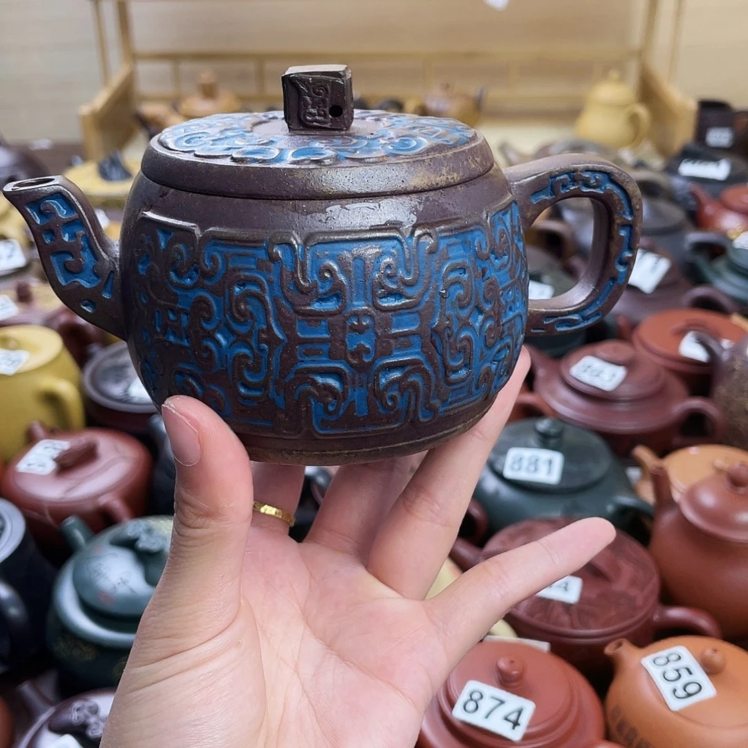 茶壶紫砂紫砂微瑕
