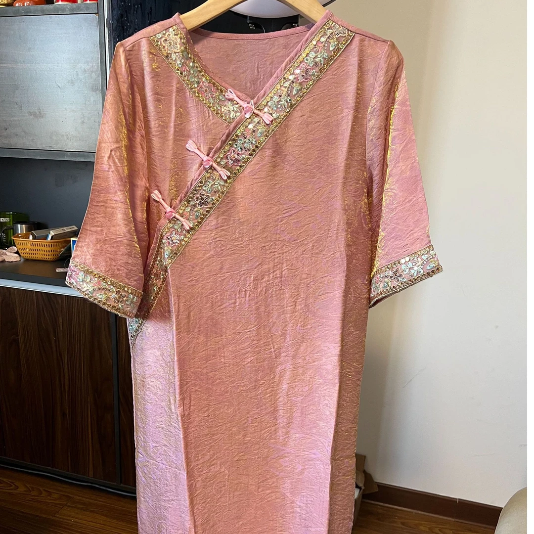 【YQ001】夏季新款时尚香云百搭连衣裙女