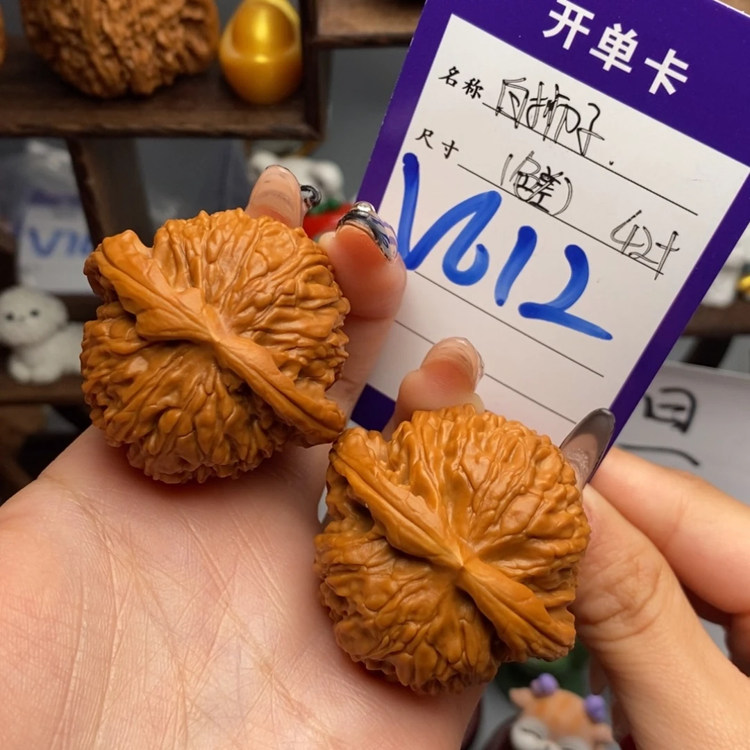 吊坠文玩核桃白狮子 微色差