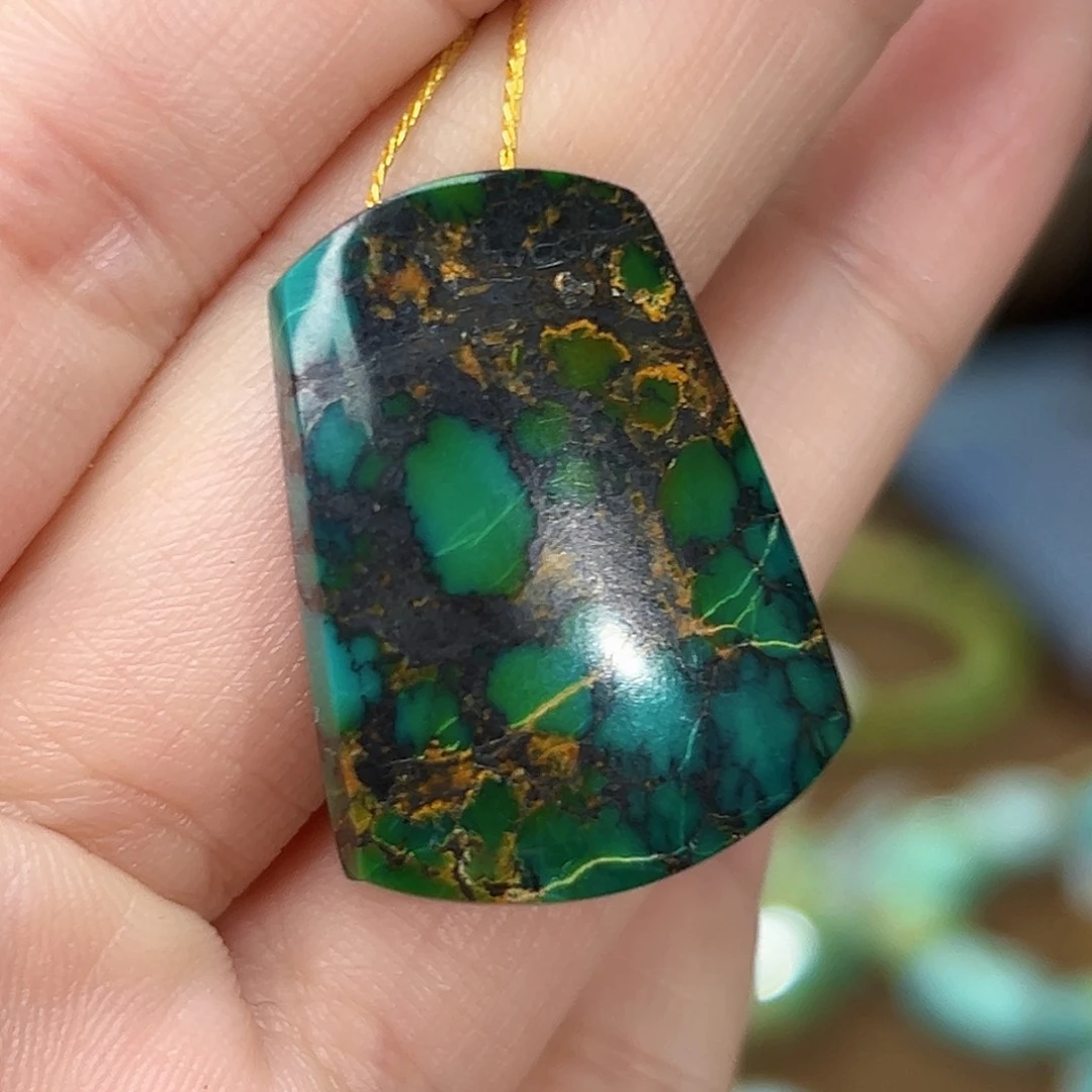 绿松石珠宝奇石未镶嵌