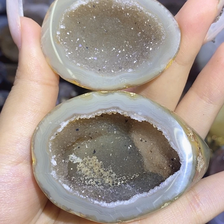 未镶嵌珠宝半成品紫晶雪景绿盆