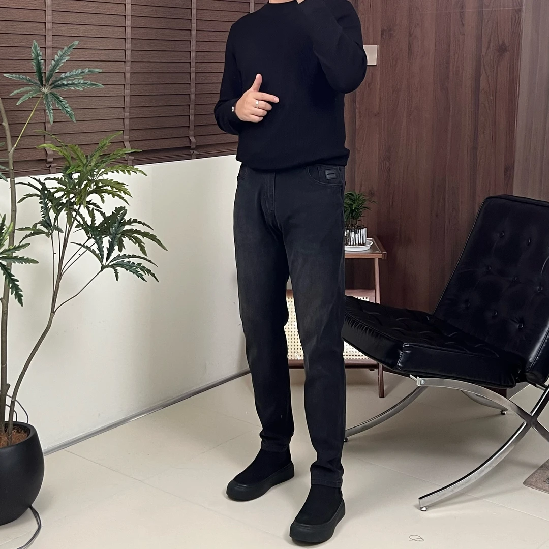 【黑牛3.0 】铭品添尚2025秋冬新款男士休闲百搭弹力牛仔裤#3308