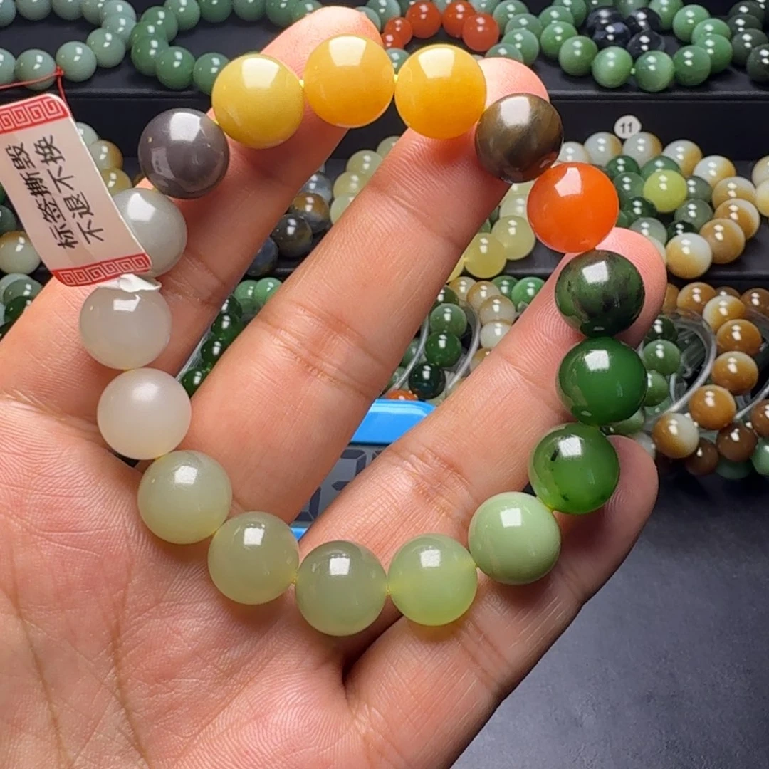 和田玉未镶嵌手串