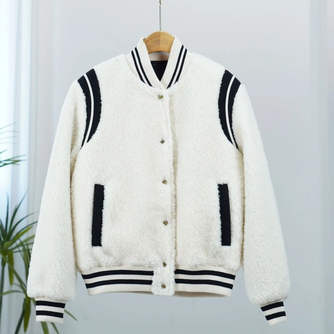 超一线系列  WO-440  时尚撤柜秋冬毛绒羽绒外套米白EE2WJD3113