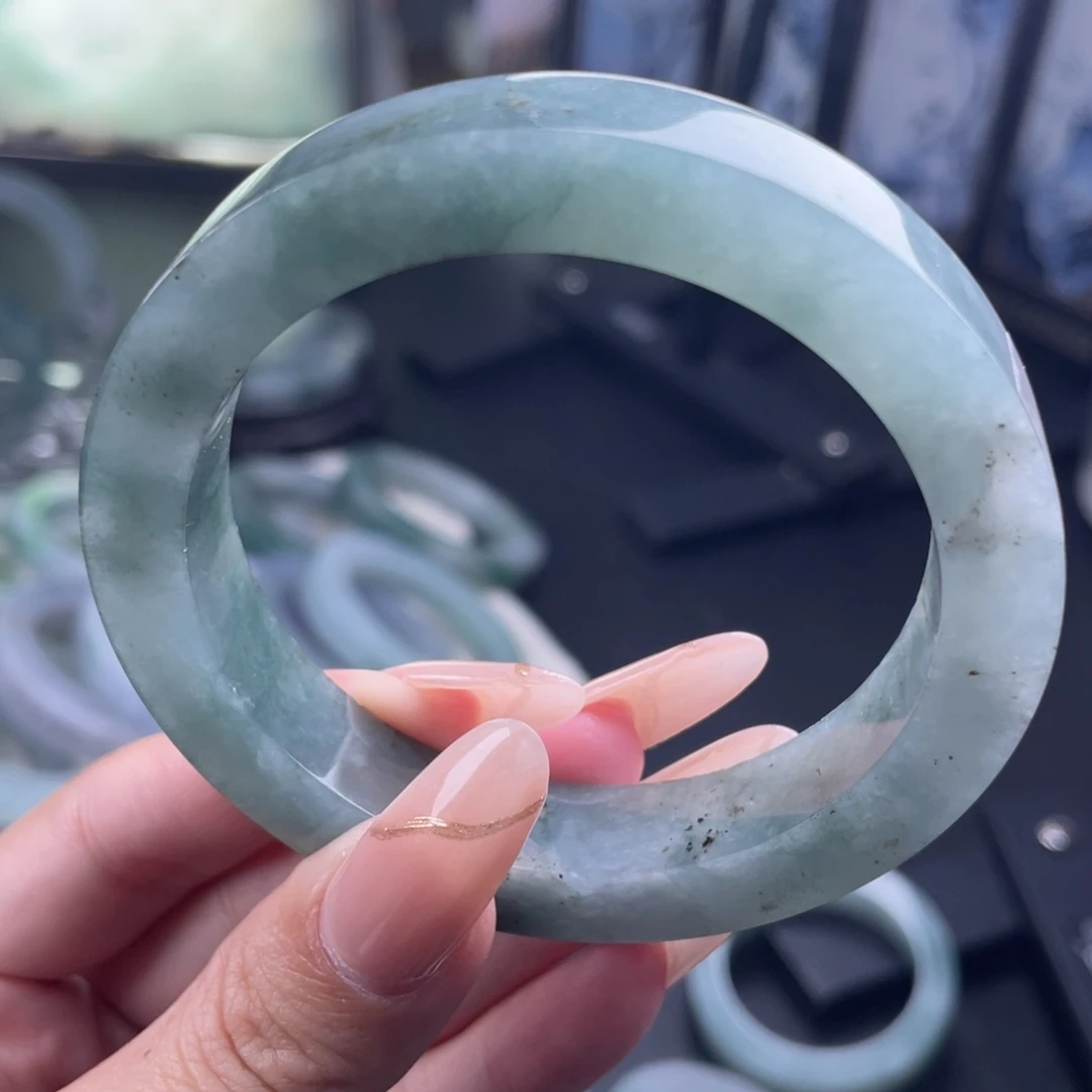 定制翡翠未镶嵌正圈纹裂漏