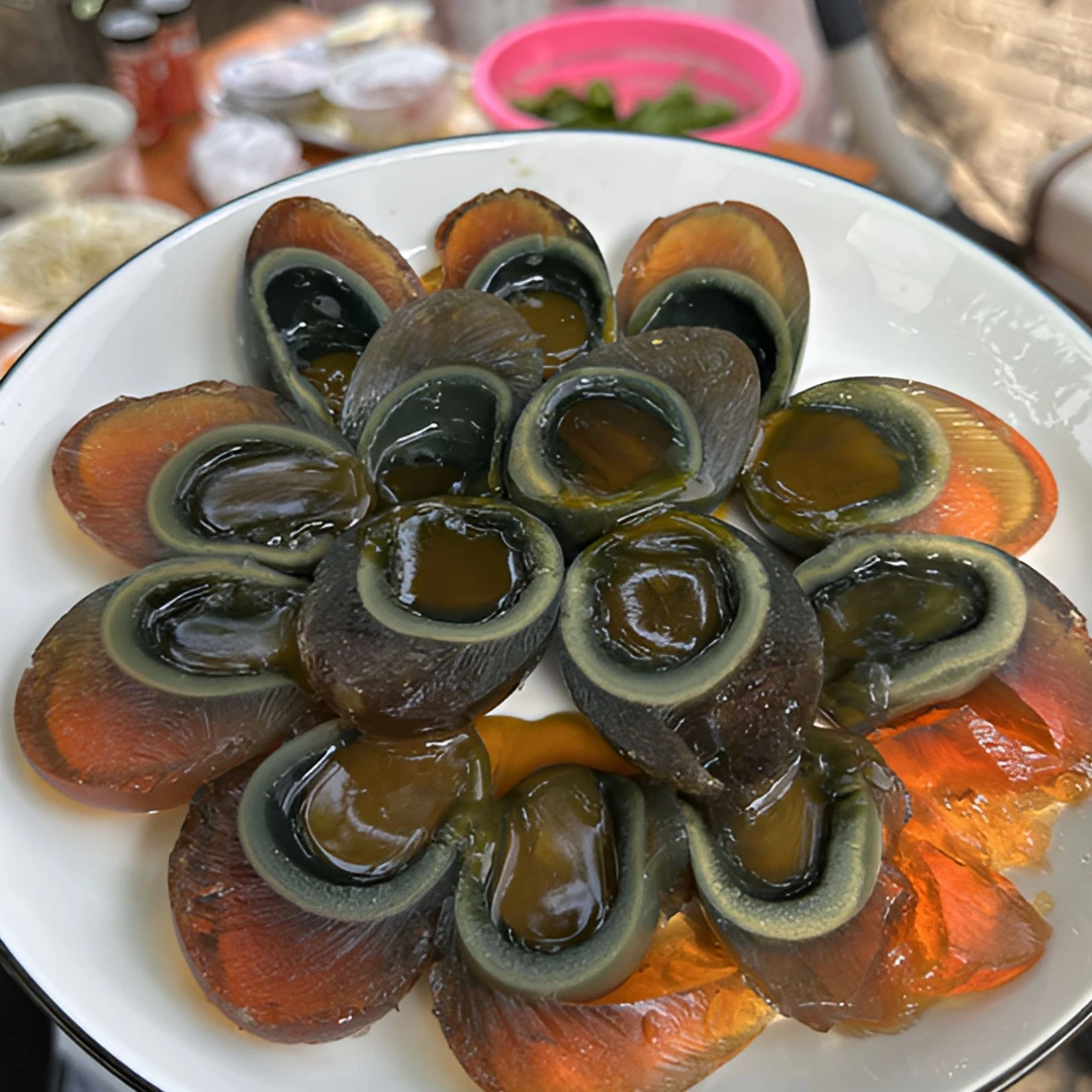 湖北溏心皮蛋鸭蛋腌制10枚装，每枚70-80克