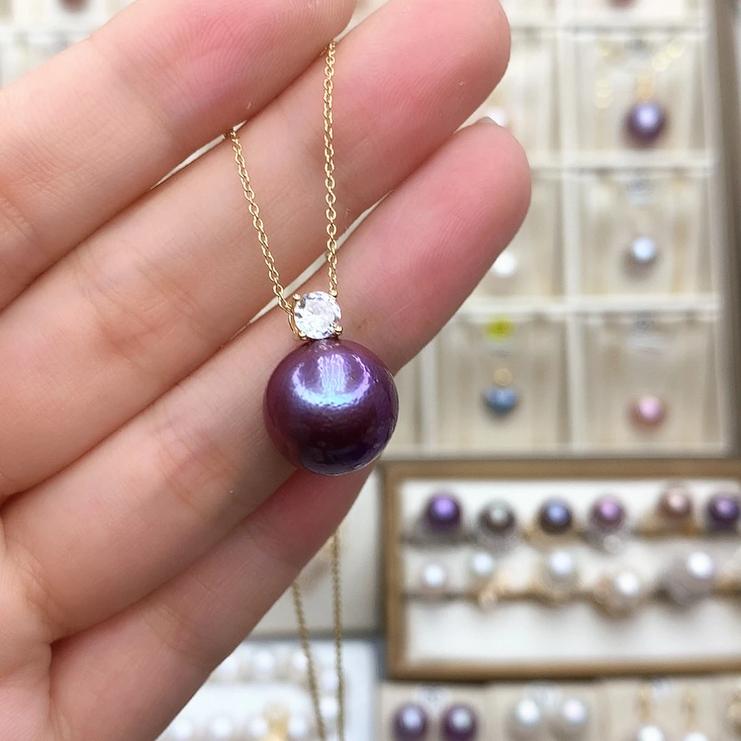 淡水珍珠颈饰合金