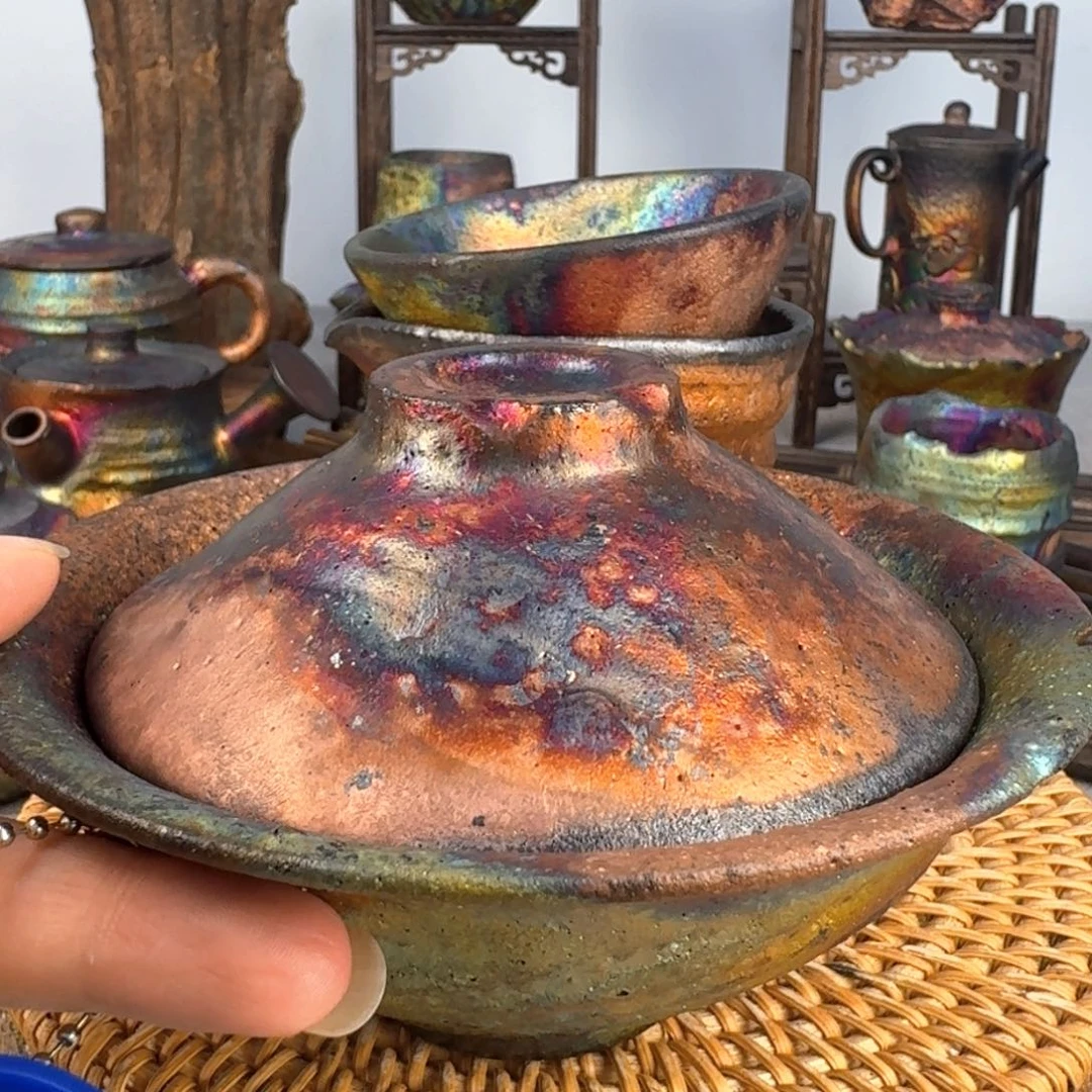 陪***步荥经黑砂炸福利盏泡➕斗笠杯➕公道杯13