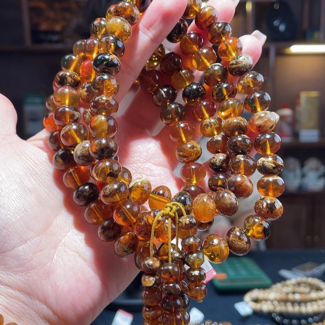 琥珀颈饰未镶嵌女*11水蜡