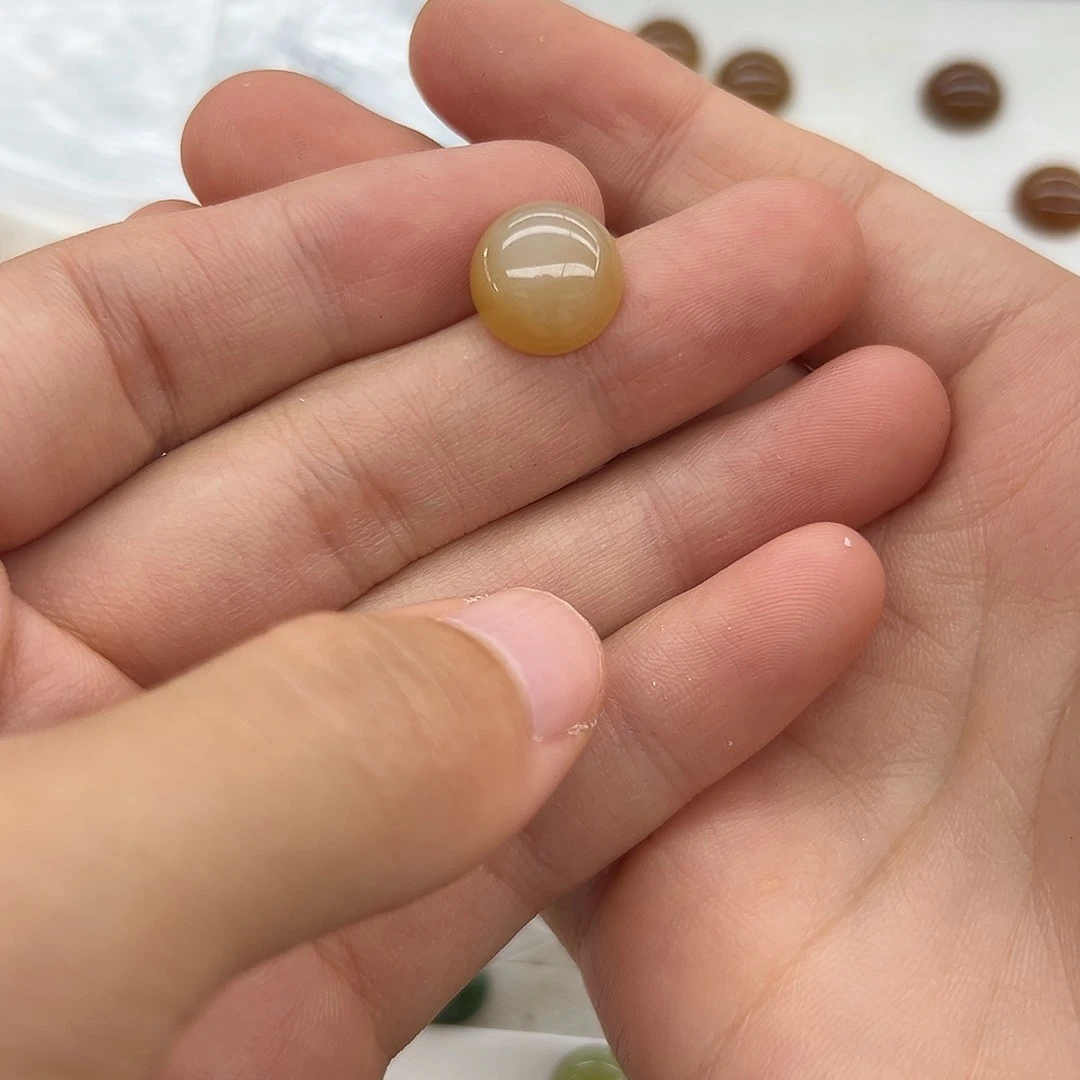 和田玉戒指银S925镶嵌阿*