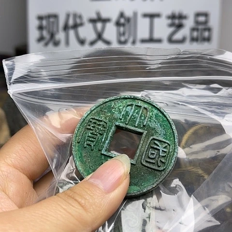 铜枫**染现代文创工艺品现代花钱