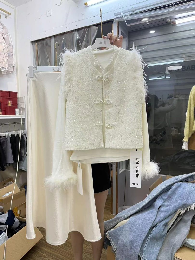 新中式国风马甲仙气飘飘