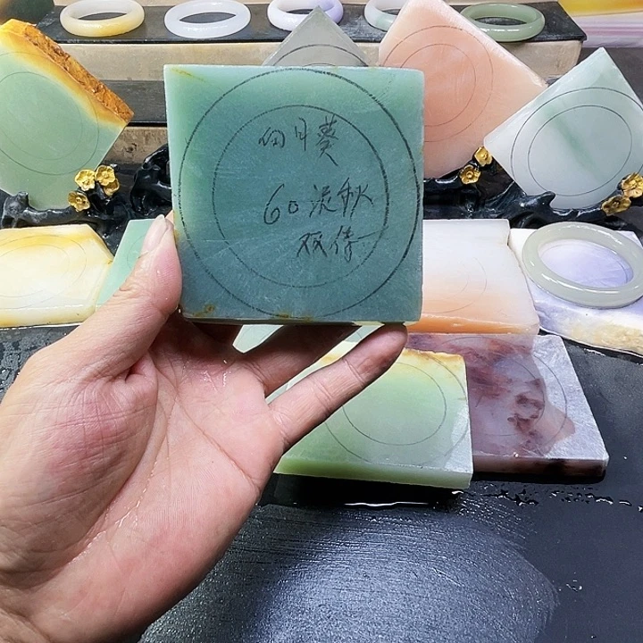 【闪购商品】东陵石手镯未镶嵌?****加工定制