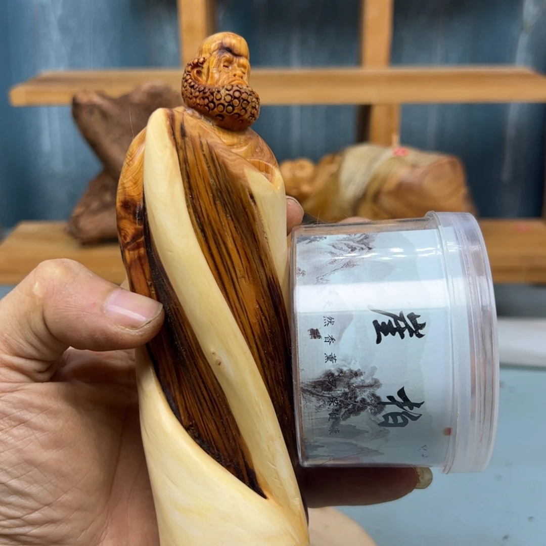 利***贞木崖柏木摆件手把件
