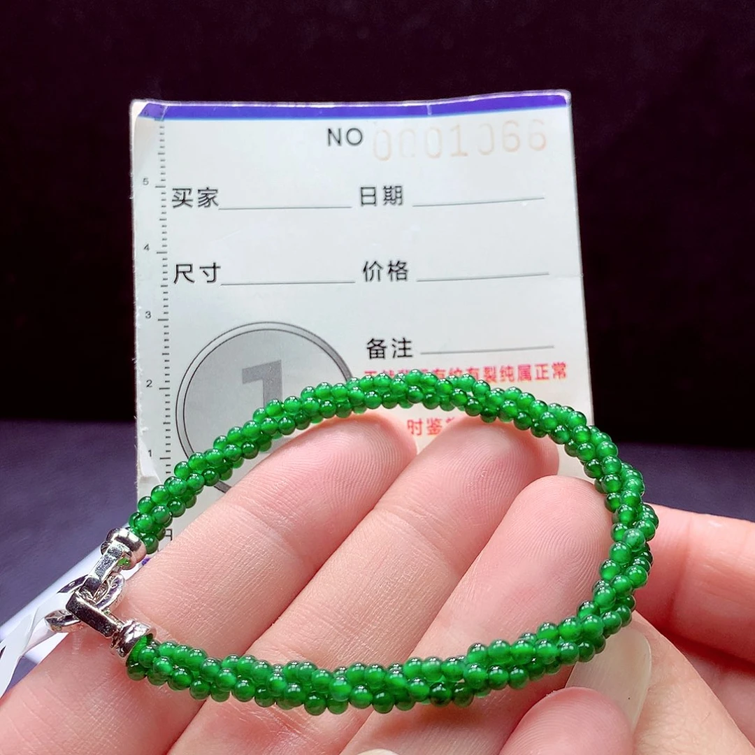 未镶嵌手链翡翠手链