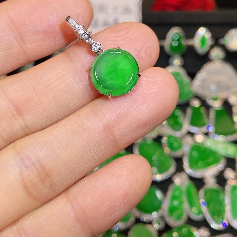 【闪购商品】翡翠未镶嵌颈饰天然翡翠