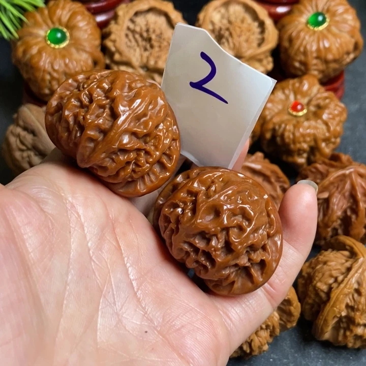 倚***剑把件文玩核桃40宫灯2