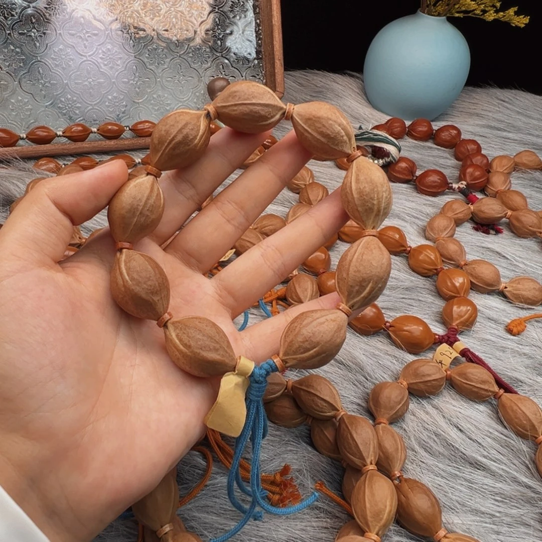 手串/手链橄榄核梅林铁核19×28素串鲨鱼背