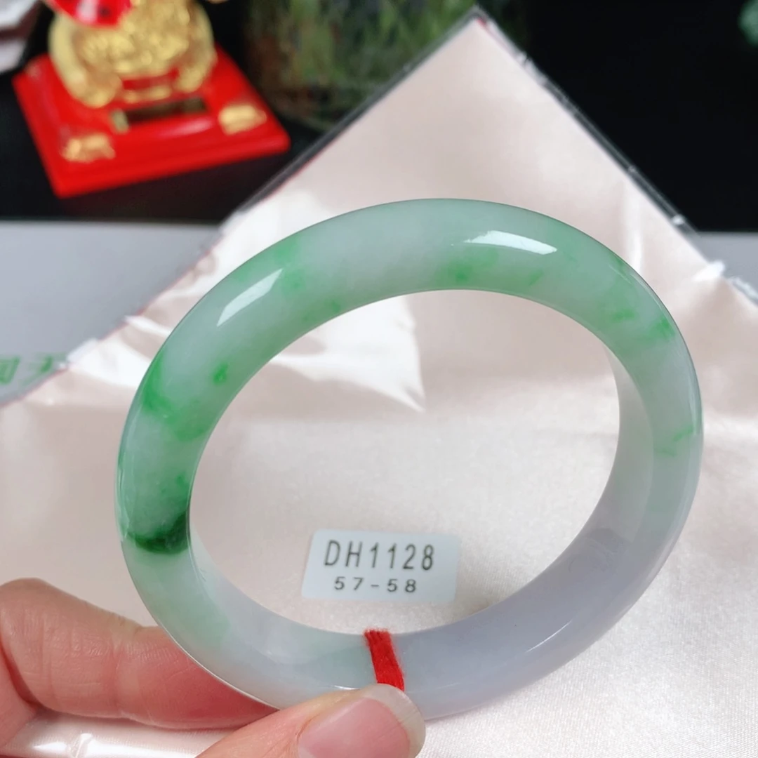 翡翠手镯未镶嵌编号DH1128正圈57-58
