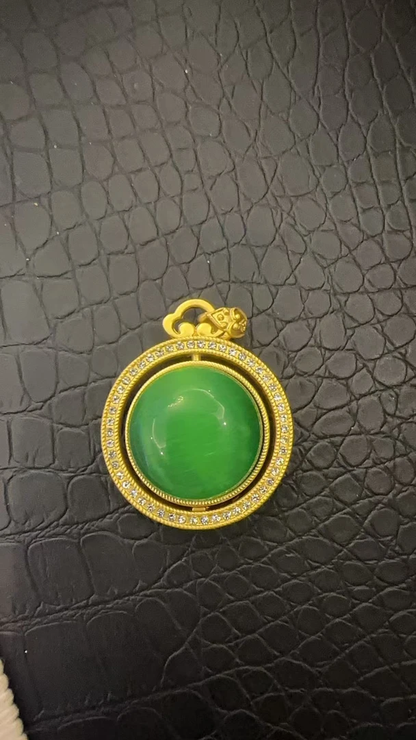 项链 S282【私人定制】扭转乾坤猫眼大吊坠